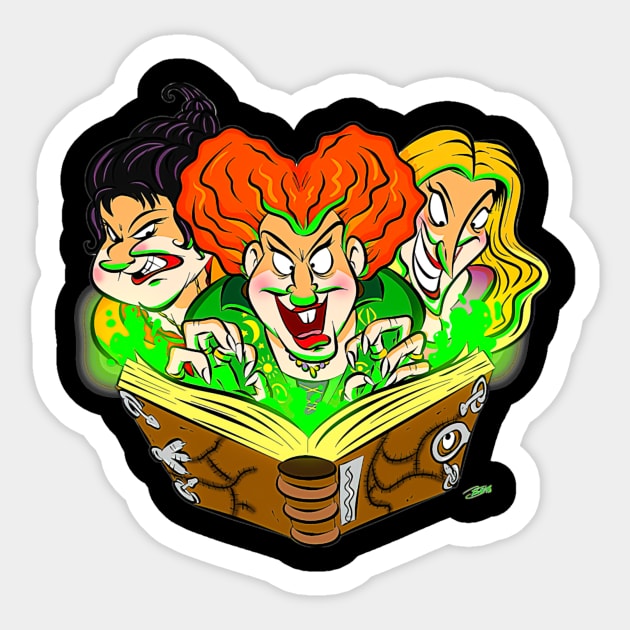 The Sanderson Sisters Sticker by gallaugherus